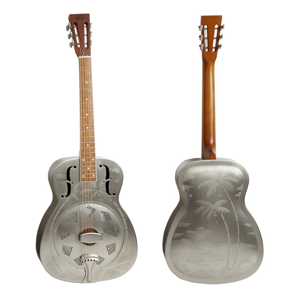 vintage brass resonator guitar (3)