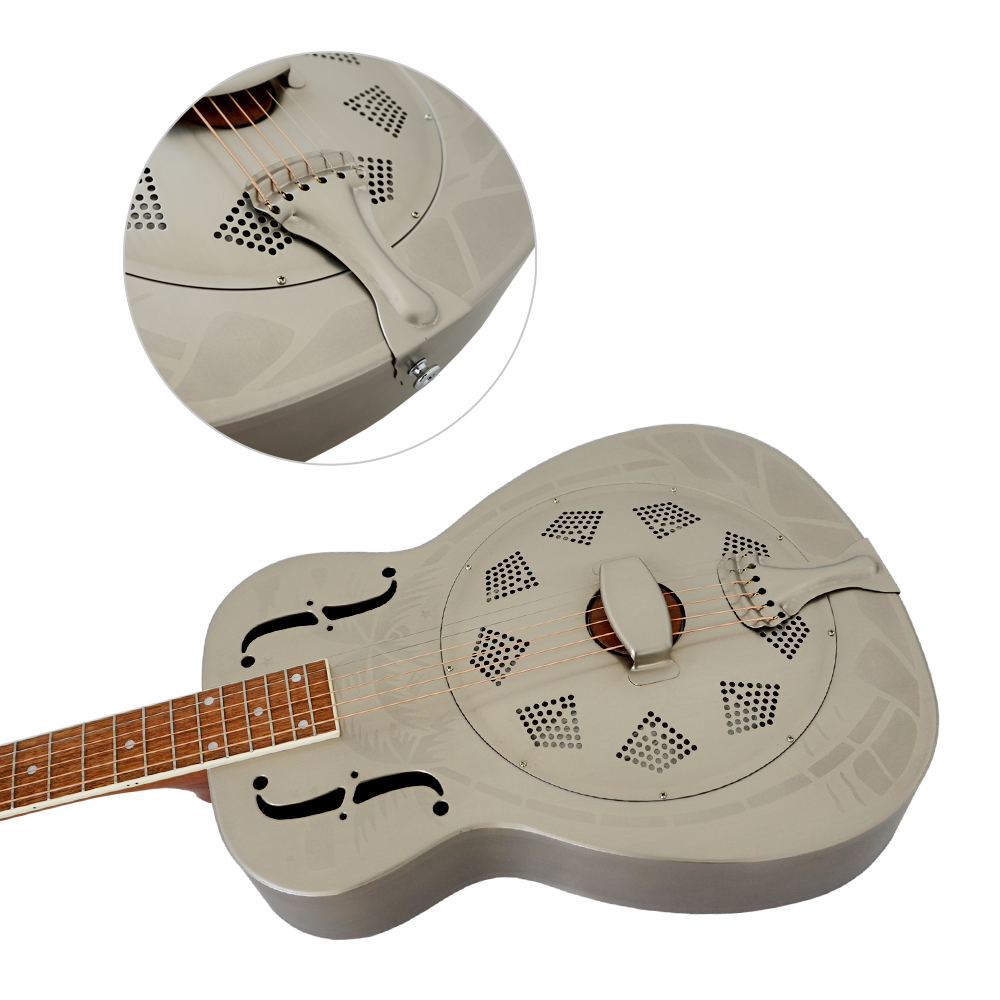 vintage brass resonator guitar (4)