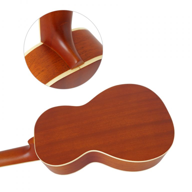 Mahogany Body 26 Inch Tenor Resonator Ukulele Sinomusic